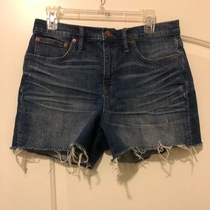 Madewell High-Rise Denim Shorts